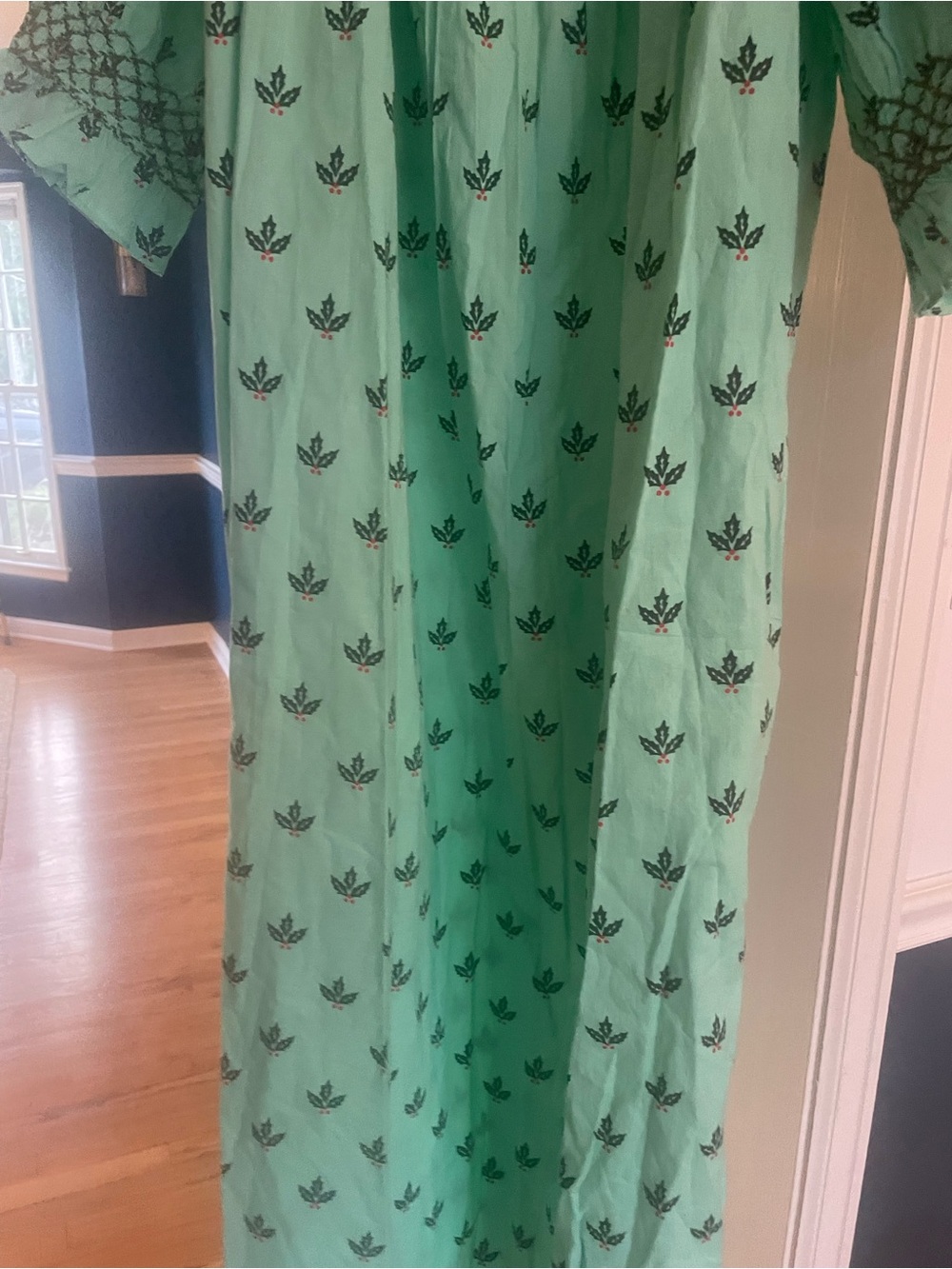 Printfresh Mint Green Embroidered Maxi Dress XL Christmas holiday - Picture 7 of 12